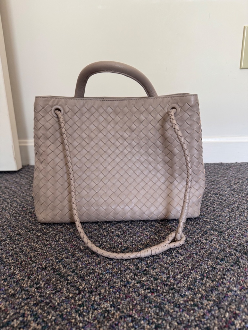 Quince Italian Leather Satchel - Picture 3 of 4